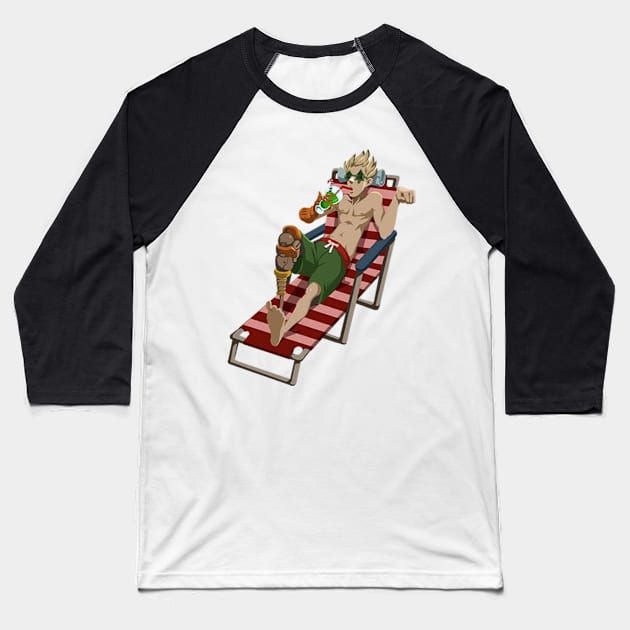 Junkrat Winter Baseball T-Shirt by Genessis